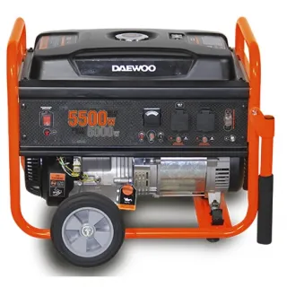 Бензинов монофазен генератор DAEWOO GD6500, 5.0 - 5.5 kW