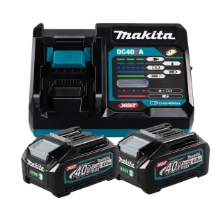 Комплект батерии и зарядно Makita 191L77-9 XGT/ 40V/ 2x4 Ah