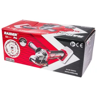 Акумулаторен ъглошлайф Raider RDP-SPAG20 R20 / 20V