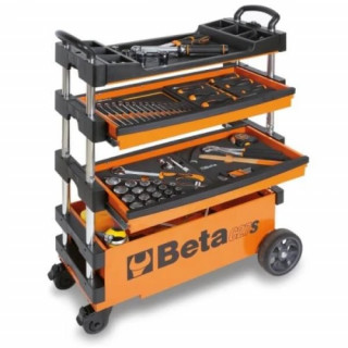 Сгъваема количка за инструменти сив цвят Beta Tools C27 G