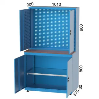 Комбиниран шкаф с панел за окачване с панел за окачване на инструменти KOCEL - 6073