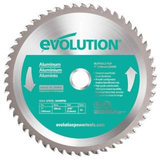 Диск за рязане на алуминий EVOLUTION 180 mm
