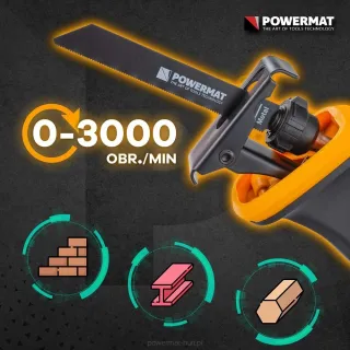 Саблен трион Powermat PM-PSZ-1800TN/ 1800W