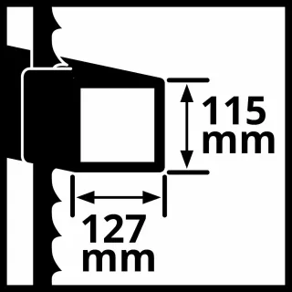 Акумулаторен лентов трион Einhell TE-MB 18/127 Li-Solo/ 18V