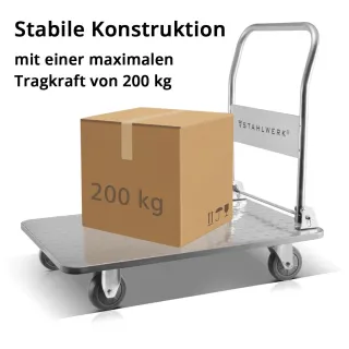 Платформена количка STAHLWERK PW-200 ST/ 200 кг