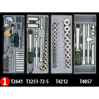 Количка с инструменти Force Tools 10215B/ 210 бр