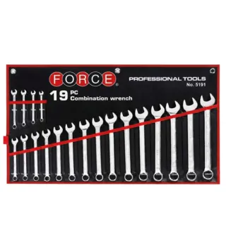 Комплект ключове звездогаечни Force Tools 5191/ 19 бр.