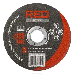 Диск за метал RED TECHNIC RTTDM0102/ 125 мм