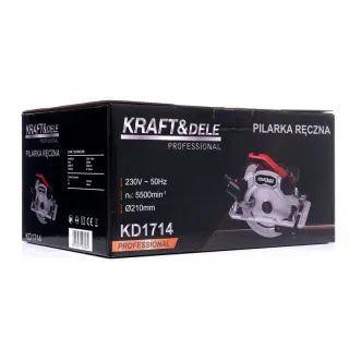 Ръчен циркуляр KraftDele KD1714 / 2900W