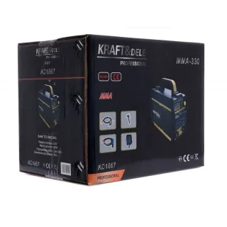 Инверторен заваръчен апарат MMA IGBT LCD KraftDele KD1867 / 330A