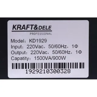 Непрекъсваемо захранване UPS KraftDele KD1929/ 900W