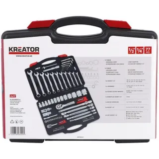 Куфар с инструменти Kreator KRT500121/ 77 части