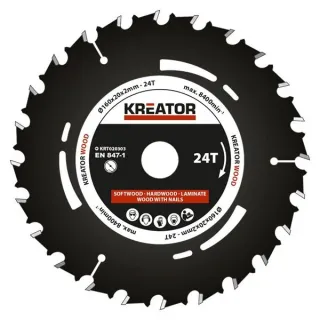 Диск за циркуляр Kreator KRT020303/ Ø160mm