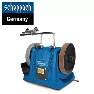 Шмиргел Scheppach Tiger 5000s + аксесоари/ 150W