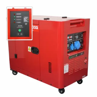 Безшумен дизелов генератор SENCI SC-10000Q-3 + ATS и AVR/ 8kW