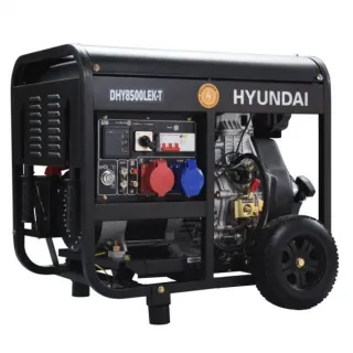 Дизелов генератор за ток Hyundai DHY 8500LEK/Т/ 7.9 kVА