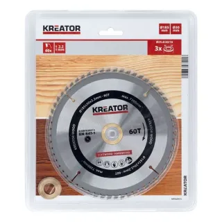 Диск за циркуляр KREATOR KRT020415/ 185 мм