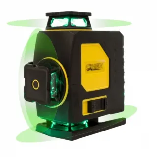 Лазерен нивелир със зелен лъч CIMEX SL4D-G 4D/ 25м