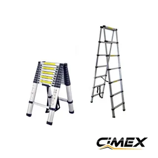 Телескопична А-образна стълба CIMEX DLT506B/ 2 м