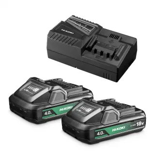 Комплект акумулаторни батерии и зарядно HiKOKI - Hitachi UC18YFSL-WEZ/ 18 V/ 2x4Ah