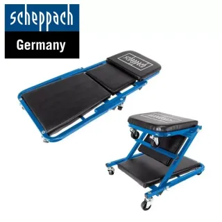 Автомонтьорска лежанка и стол 2 в 1 Scheppach 5903501917