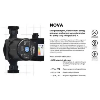 Циркулационна електронна помпа IBO NOVA 25-60/180/ 5-45W