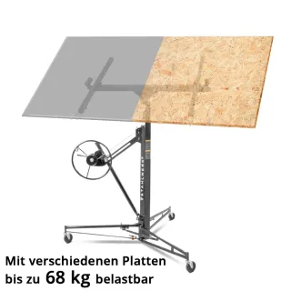 Повдигач за гипсокартон STAHLWERK 4394/ 68 кг