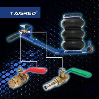 Пневматичен крик тип балон TAGRED TA256/ 3.5Т