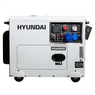 Дизелов генератор обезшумен Hyundai DHY 6000SE/ 5.3 kW