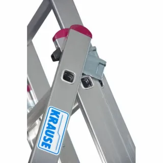 Трираменна професионална алуминиева стълба DRABEST 3x8