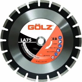Диамантен диск за рязане на асфалт GOLZ LA75