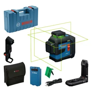 Линеен лазер BOSCH GLL 80-33 G set/ 30 м