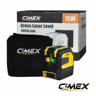 Лазерен нивелир със зелен лъч и кръстосани линии CIMEX 1H1V-G