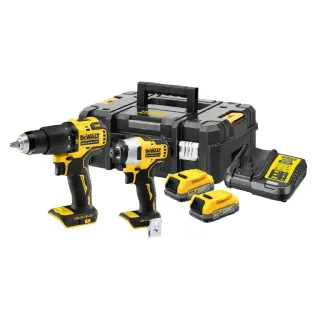 Комплект акумулаторни инструменти DeWALT DCK2062E2T/ 18V/ 2x1.7Ah