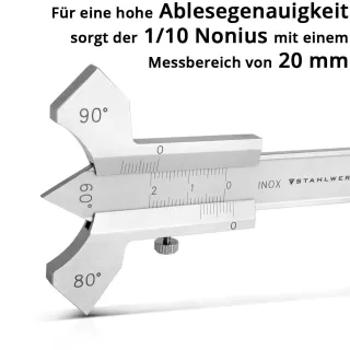 Уред за измерване на заваръчни шевове STAHLWERK 4285
