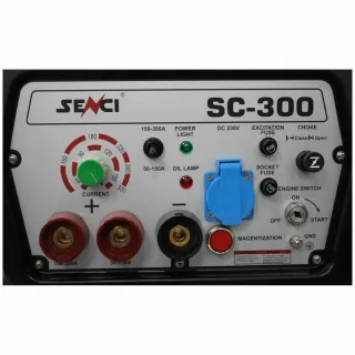 Бензинов генератор за ток и заваряване SENCI SC-300/ 3.5kW