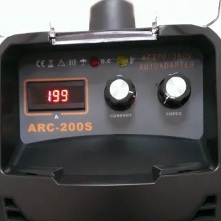 Електрожен инверторен ARC-200S дигитален дисплей монофазно и трифазно напрежение, TIG TAG