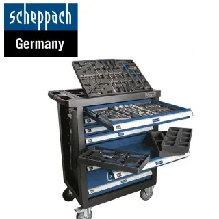 Сервизна количка с инструменти Scheppach TW1100, 70 части