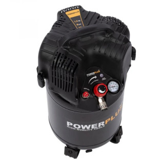 Безмаслен компресор POWER PLUS POWX1731 / 1.1 kW, 24 L, 8 bar