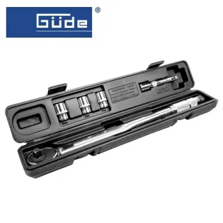 Комплект динамометричен ключ с вложки и удължител GUDE 39010/ 5 части