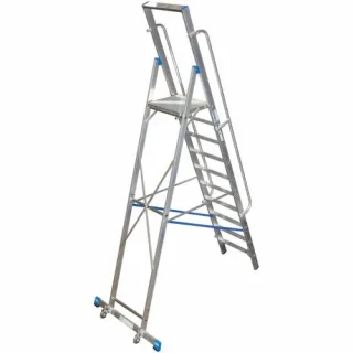 Професионална складова стълба с платформа KRAUSE STABILO