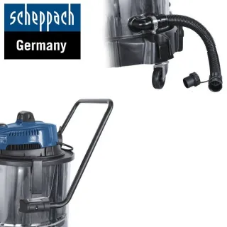 Прахосмукачка за сухо и мокро почистване Scheppach ASP50-ES, 1400 W