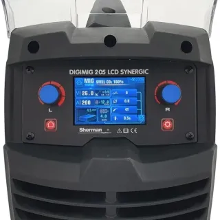 Инверторен телоподаващ апарат SHERMAN DIGIMIG 205 LCD SYNERGIC/ 200A