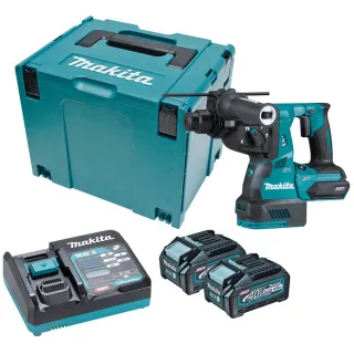 Акумулаторен перфоратор Makita HR010GD201/ 40V/ 2x4Ah