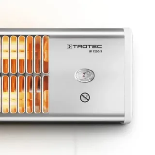 Лъчист инфрачервен отоплител TROTEC IR 1200 S, 0.6 kW - 1.2 kW