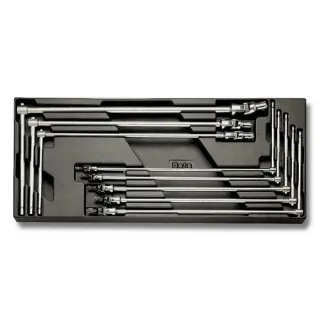 Комплект ключове Т-образни с каре Beta Tools 2424 T64