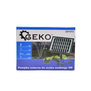 Соларна фонтанна помпа Geko G81472 5 W