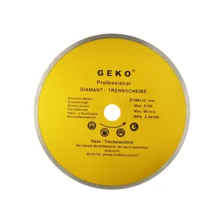 Диамантен диск за мрамор, керамика и камък GEKO G00244 Profi