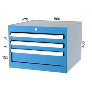 Шкаф с 3 чекмеджета KOCEL- 5041