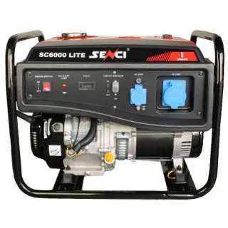 Бензинов монофазен генератор SENCI SC-6000 LITE, 5.5 kW, 230V